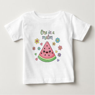 A One in a Melon Custom Name Baby T-Shirt
