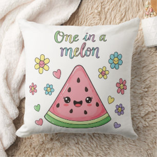 A One in a Melon Kawaii Watermelon Cushion