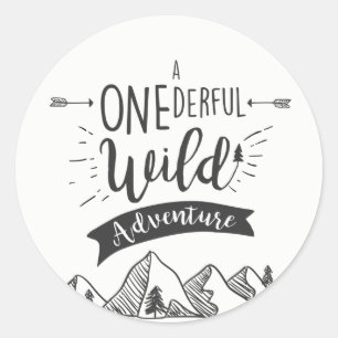 A Onederful Wild Adventure Favour Tag Cupcake