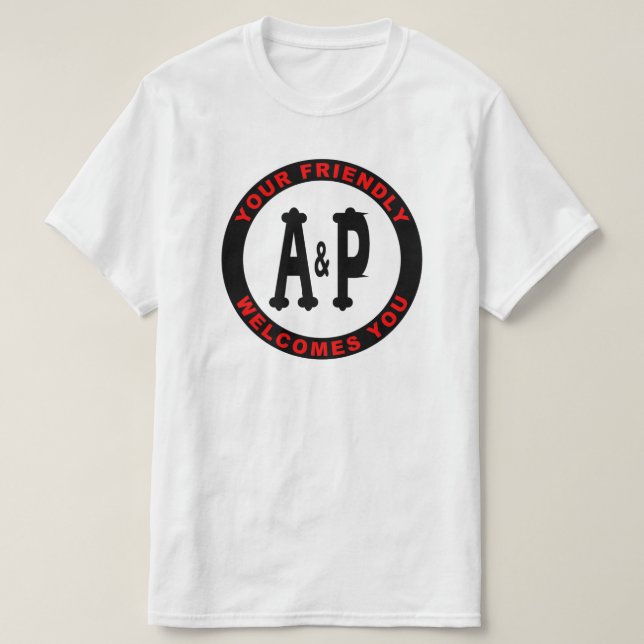 A&P Illinois Grocery Stores T-Shirt (Design Front)