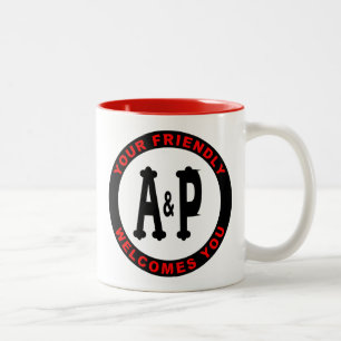 A&P Illinois Grocery Stores Two-Tone Coffee Mug