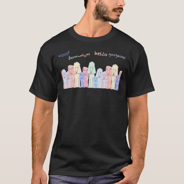 A Pack Of Pretty Poodles T-Shirt (Front)