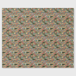 A PACKAGE OF JOY NEEDS A POSTCARD WRAPPER! WRAPPING PAPER