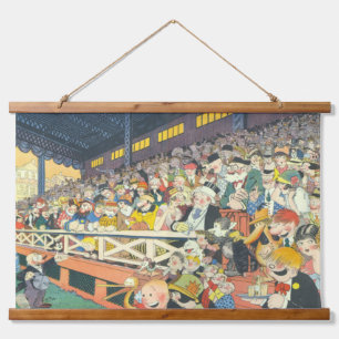 "A Packed House” Wall Tapestry