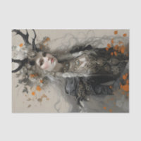 A Pagan Goddess With Antlers decoupage