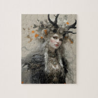 A Pagan Goddess With Antlers