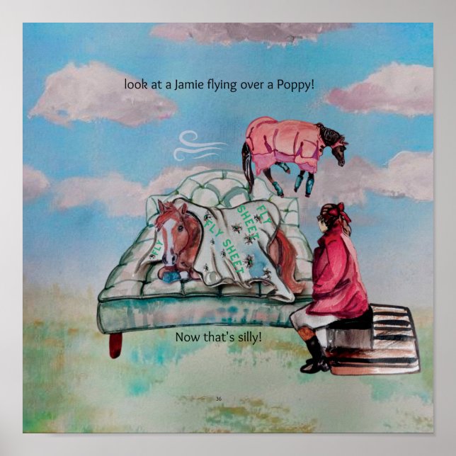 a page from the book, fly boots poster (Front)