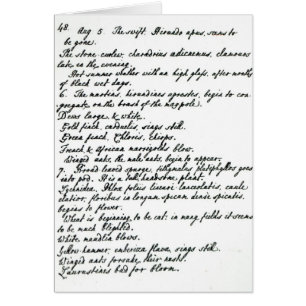 A page from the diary of Rev. James Woodforde