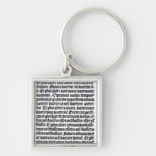 A page of the 'Grammaire Latine' Key Ring