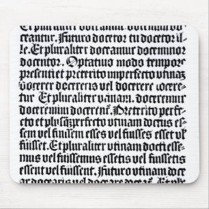 A page of the 'Grammaire Latine' Mouse Mat