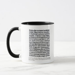 A page of the 'Grammaire Latine' Mug