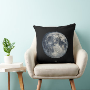 A painting of the moon in a space cushion