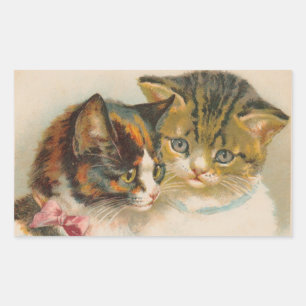 A Pair of Kittens by Helena Maguire Sticker Sheet