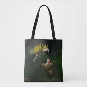 A Pair of Northern Flickers Tote Bag