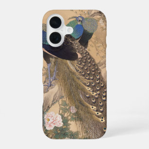 A Pair of Peacocks in Spring by Imao Keinen iPhone 16 Case