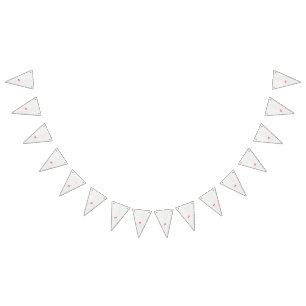 a pair of red leaves on a black background bunting 