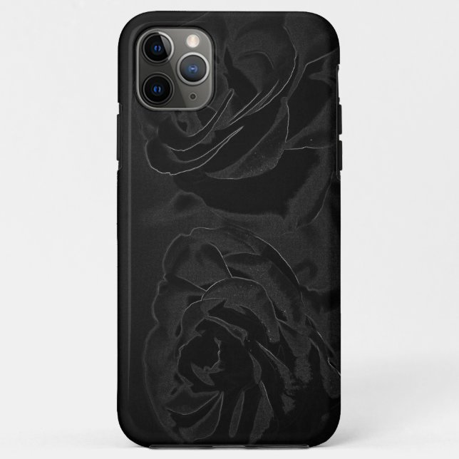 A pair of roses in black Case-Mate iPhone case (Back)