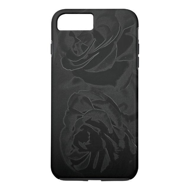 A pair of roses in black Case-Mate iPhone case (Back)
