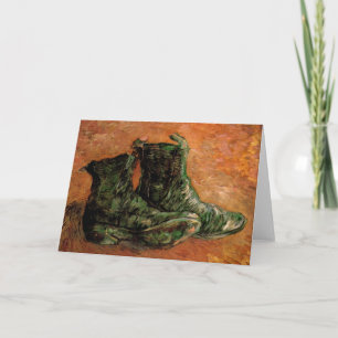 A Pair of Shoes by Vincent van Gogh Card