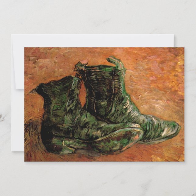 A Pair of Shoes by Vincent van Gogh Invitation (Front)
