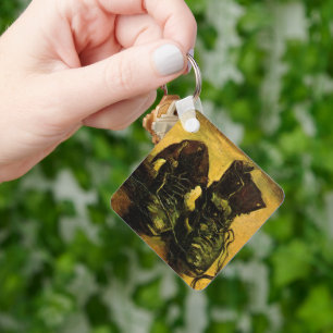 A Pair of Shoes by Vincent van Gogh Key Ring