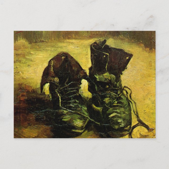 A Pair of Shoes by Vincent van Gogh Postcard (Front)