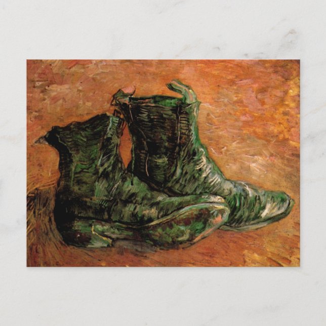 A Pair of Shoes by Vincent van Gogh Postcard (Front)