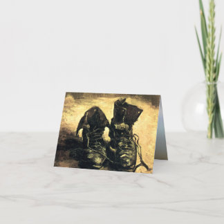 A Pair of Shoes - Van Gogh Card