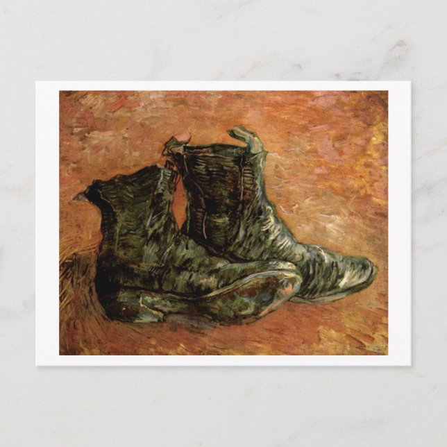A Pair of Shoes, Vincent van Gogh Postcard (Front)