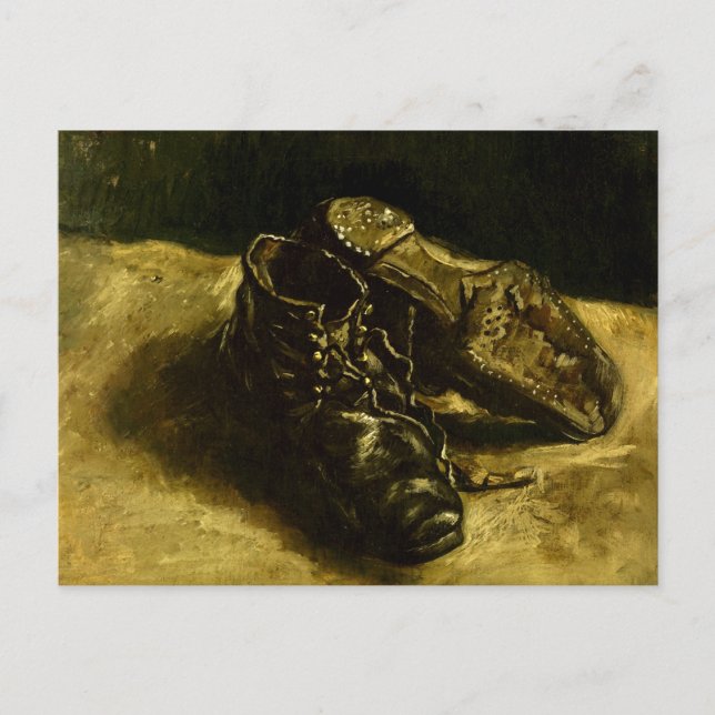 A Pair of Shoes, Vincent van Gogh Postcard (Front)