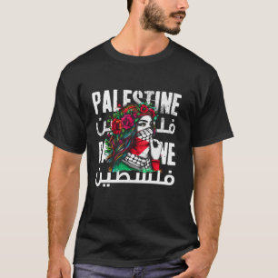 A Palestinian Girl With A Palestinian Bandanna Pal T-Shirt