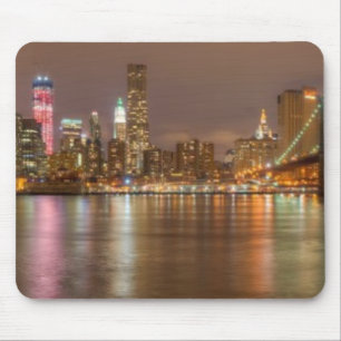 A panorama of the New York City skyline Mouse Mat