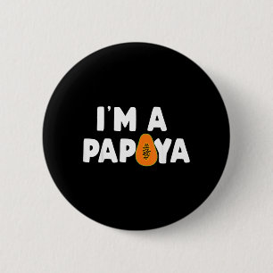 A Papaya for Funny Halloween Papaya Costume 6 Cm Round Badge