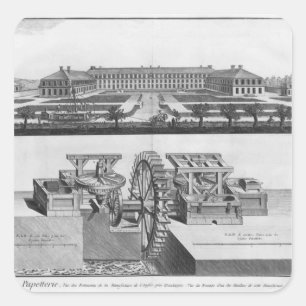 A paper mill square sticker