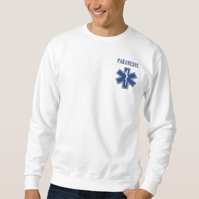 A Paramedic Star Of Life Sweatshirt (Front)
