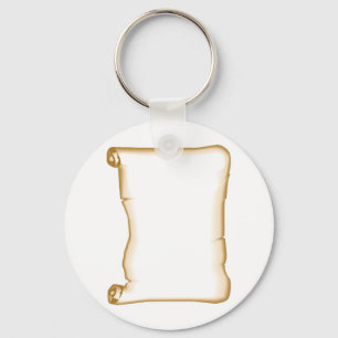 A Parchment Scroll Key Ring