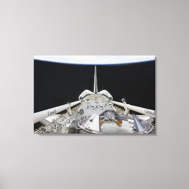 A partial view of Space Shuttle Canvas Print (Front)