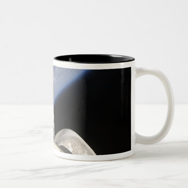 A partial view of Space Shuttle Endeavour Two-Tone Coffee Mug (Right)