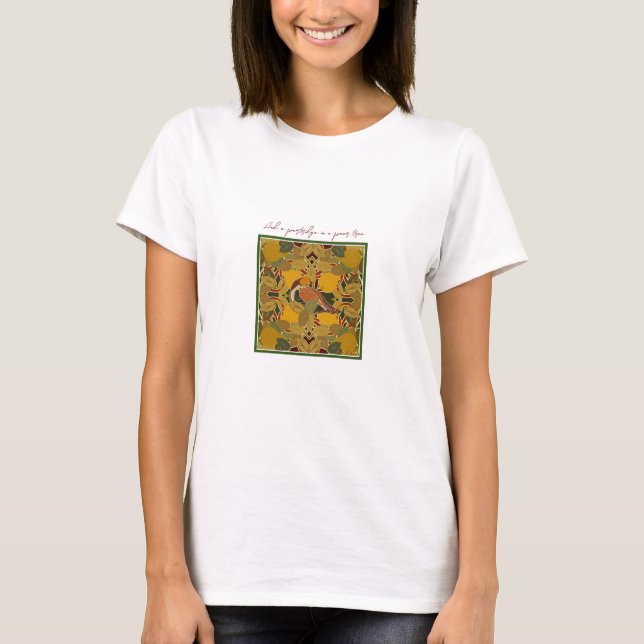 A Partridge In A Pear Tree Christmas Original  T-Shirt (Front)