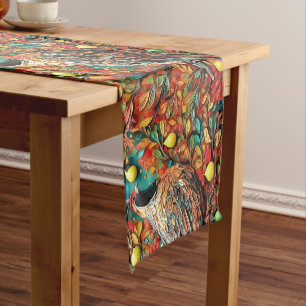 A Partridge In A Pear Tree Short Table Runner