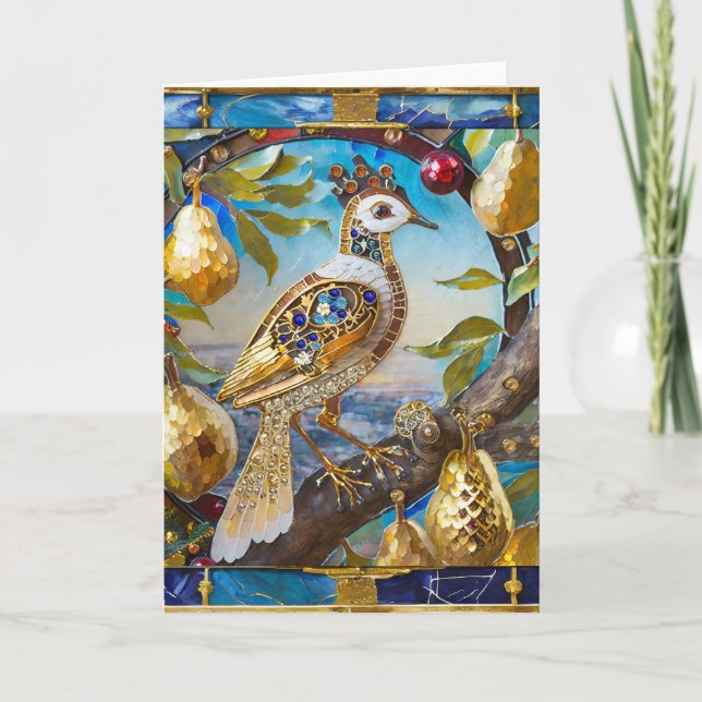 A Partridge in a Pear Tree Thank You Card (Front)