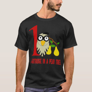 A Partridge in Pear Tree Song 12 Days Christmas T-Shirt