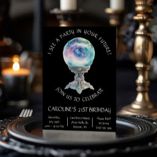 A Party in Your Future, Crystal Ball Birthday Invitation