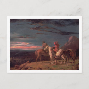 A Party of Explorers, 1851 (oil on canvas) Invitation Postcard