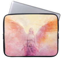 A Pastel Angel on a 15" Electronics Bag