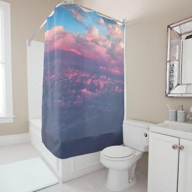 A Pastel Panorama of Nature Shower Curtain (In Situ)