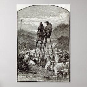 A Pastoral in the Landes Poster