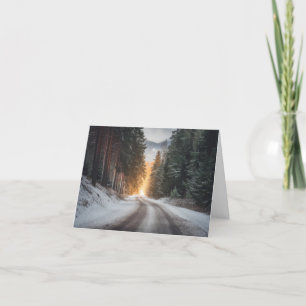 A Path to Christmas Magic Christmas Card