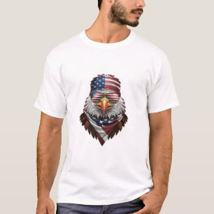 A patriotic bald eagle T-Shirt