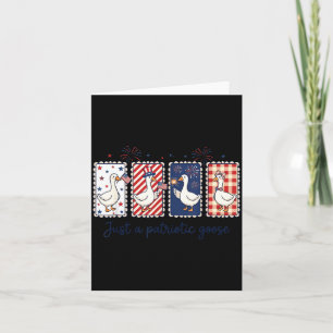 A Patriotic Goose Shirts Cute 4th Of July Goose Card